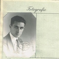 Image: open passport showing picture