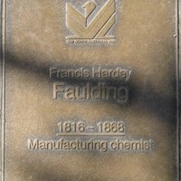 Jubilee 150 walkway plaque of Francis Hardy Faulding