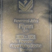 Jubilee 150 walkway plaque of John Flynn