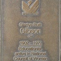 Jubilee 150 walkway plaque of Gladys Ruth Gibson
