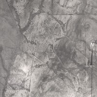 Image: areal view of eroded land