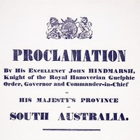 Image: Printed document headed ’Proclamation’