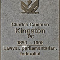 Jubilee 150 walkway plaque, Charles Cameron Kingston