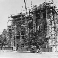 Image: Cathedral facade under significant renovation