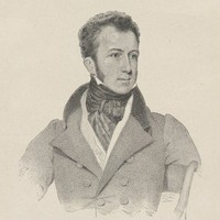 Image: Black and white 1826 engraving of Edward Gibbon Wakefield