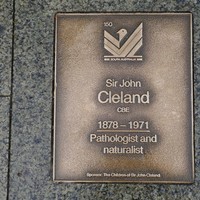 Image: Sir John Cleland Plaque 
