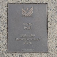 Image: George Hall Plaque 