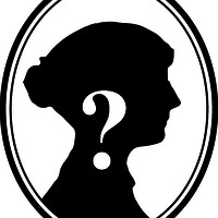 Image: silhouette of a woman's head with white question mark on top