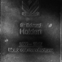 Jubilee 150 walkway plaque of Sir Edward Holden