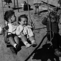 Image: children on swing