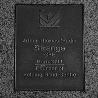 Image: Arthur Thomas Padre Strange Plaque 