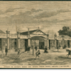 Image: engraving of a market entrance