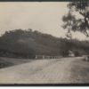 Image: Small toll house and road