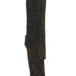 Image: wooden post inscribed 'South Australia'