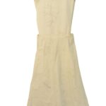 Image: white cotton apron