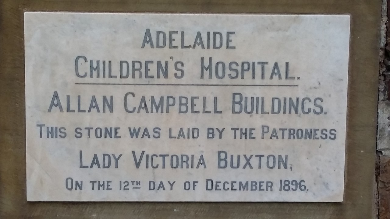 Adelaide Children’s Hospital Commemorative Stone
