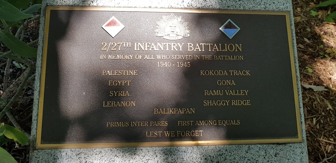 No. 18 | 2/27th Infantry Battalion Memorial