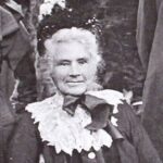 Image: elderly woman in nineteenth century costume