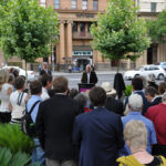 Image: Unveiling of Sir Lawrence Bragg bust