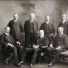 Image: Group portrait of men in suits