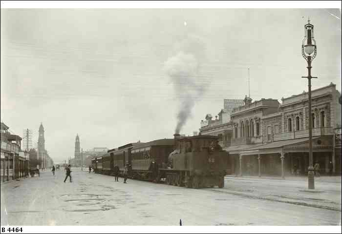 The Adelaide-Glenelg Railway opens