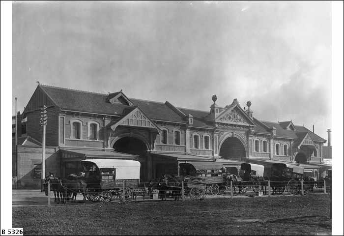 Opening of the Adelaide Fruit and Produce Exchange
