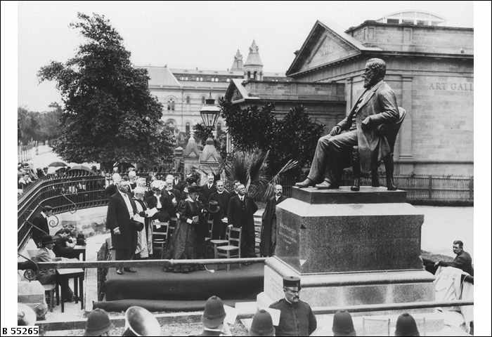 Sir Walter Watson Hughes statue