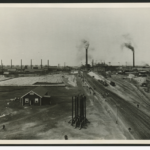 Image: Landscape view of smelters at Port Pirie