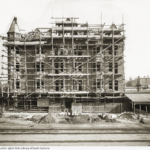 Image: Building surrounded by scaffolding