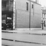 Image: View of the side of a shop