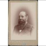 Image: Photograph of bearded man in three quarter profile