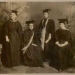 A group of women graduates, all former students of the Advanced School for Girls, c. 1900.