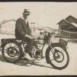 Image: Man on motorcycle