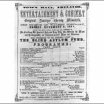 Image: A broadsheet announcing a concert for the Prince of Wales’ birthday in November 1866