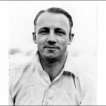 Image: black and white photo of man’s head and shoulders