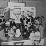 Image: Band plays at a YMCA event