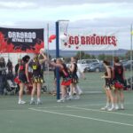 Image: Girls playing netball