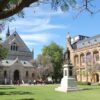 Bronze statue of Sir Thomas Elder by Alfred Drury, 1903 outside Elder Hall, University of Adelaide