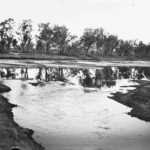 Image: View of river with trees along river bank