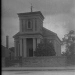 Image: stone building with steeple