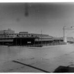 Image: Railway buildings and stone arch