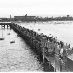 Image: crowds on jetty