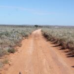 Image: red dirt road in outback South Australia