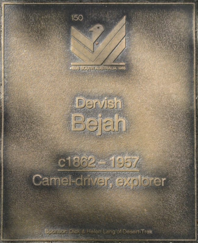 J150 Plaque, Bejah Dervish