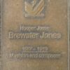 Jubilee 150 walkway plaque of Hooper Josse Brewster Jones