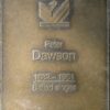 Jubilee 150 walkway plaque of Peter Smith Dawson