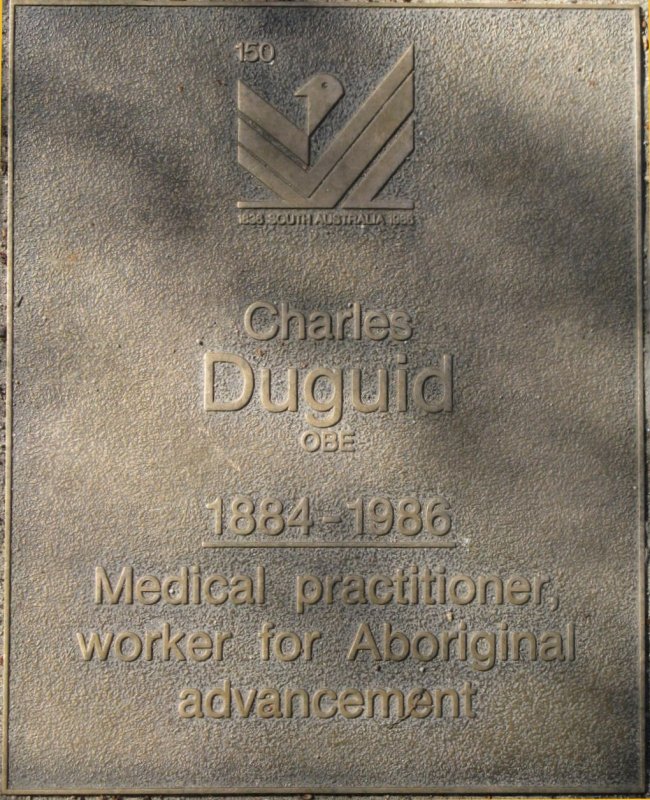 J150 Plaque, Charles Duguid