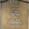 Jubilee 150 walkway plaque of Sir Lloyd Dumas