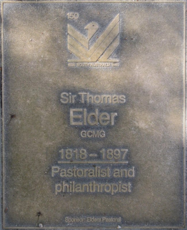 J150 Plaque, Sir Thomas Elder