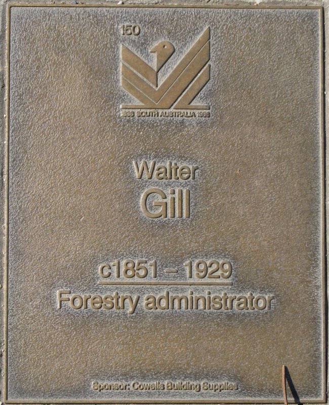 J150 Plaque, Walter Gill